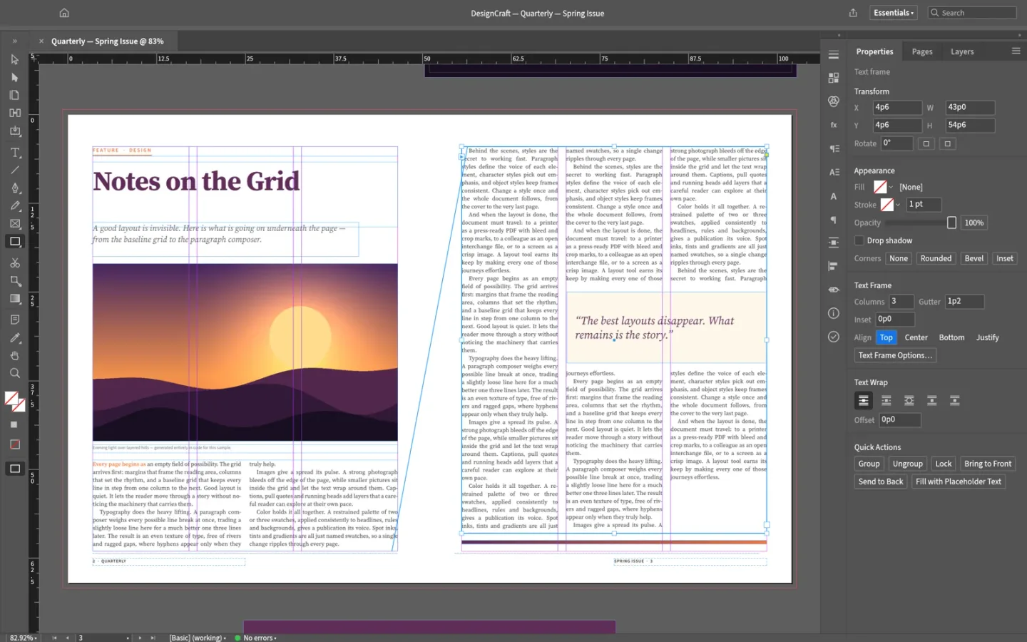Screenshot: DesignCraft