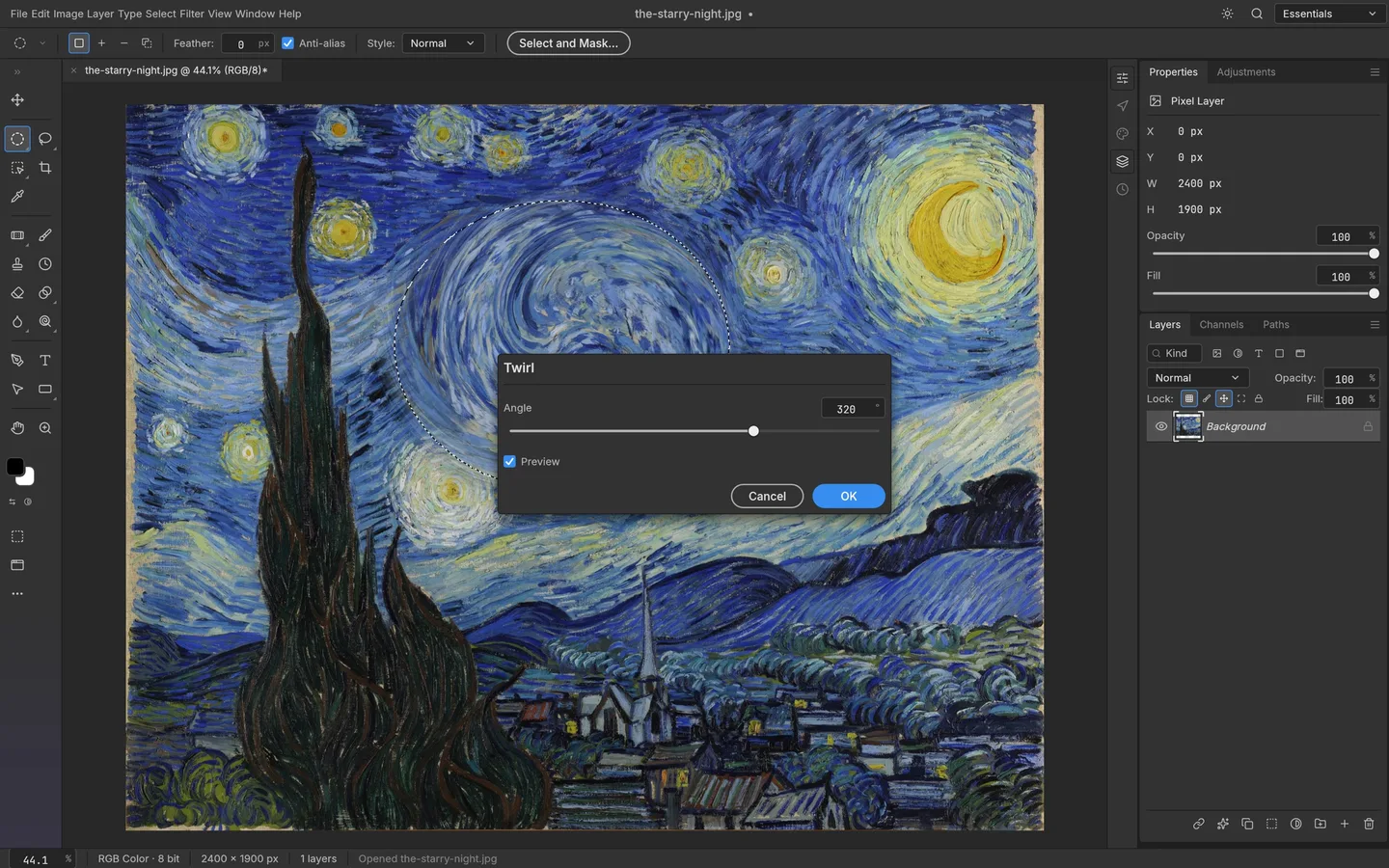 Screenshot: PhotoCraft